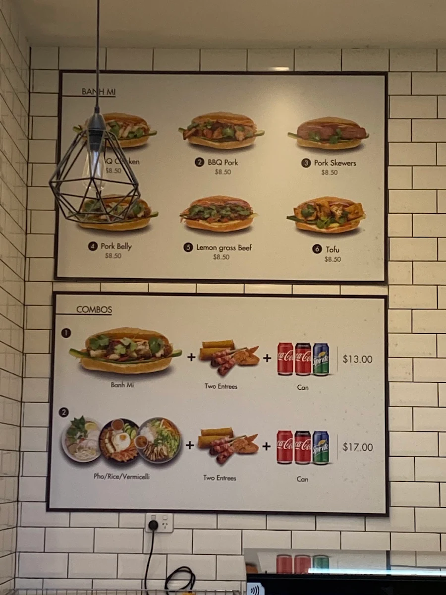 Menu, The Jolly Miller (Williams Landing)