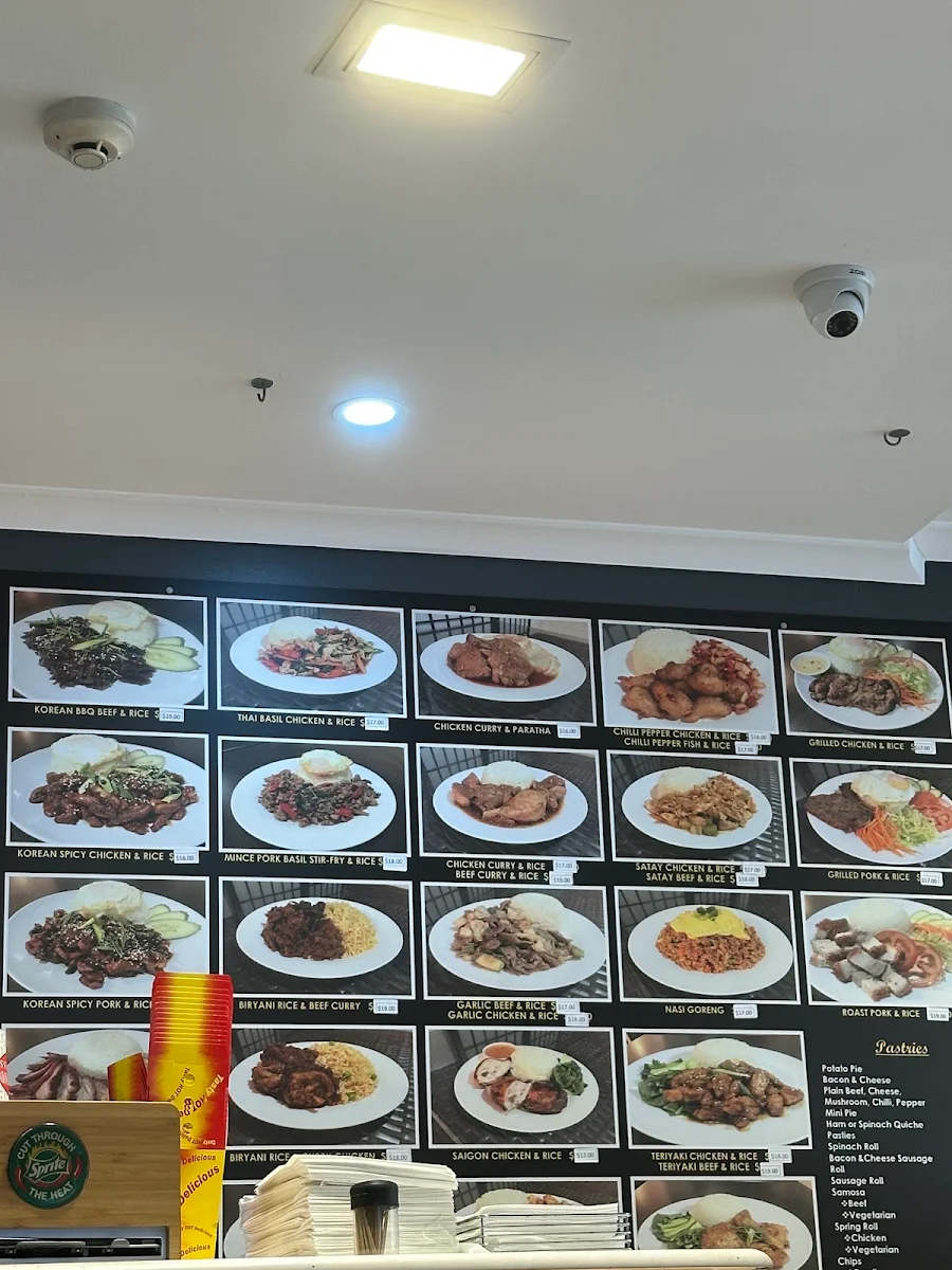 Menu, Saigon Pastry House