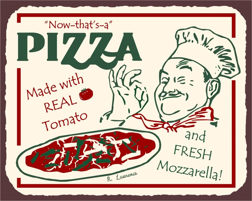 Menu, PitStop Pizza