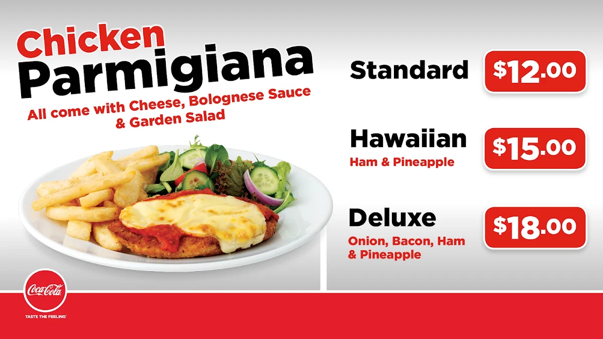 Menu, Marina Chicken and Seafood