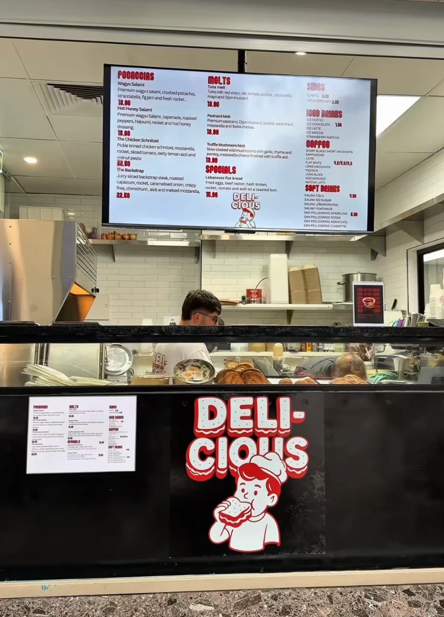 Menu, Deli-cious Deli
