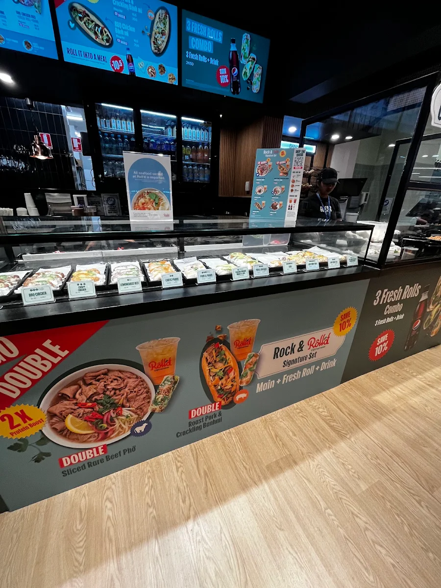 Menu, Roll'd Perth Domestic Airport