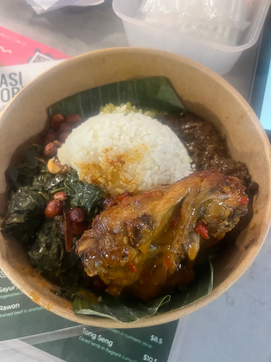 Menu, Oramesti Indonesian Eatery
