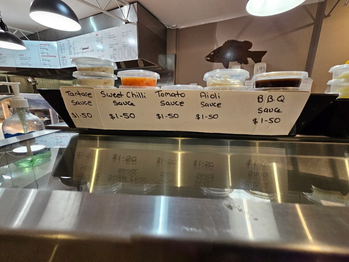 Menu, East End Fish & Chippery
