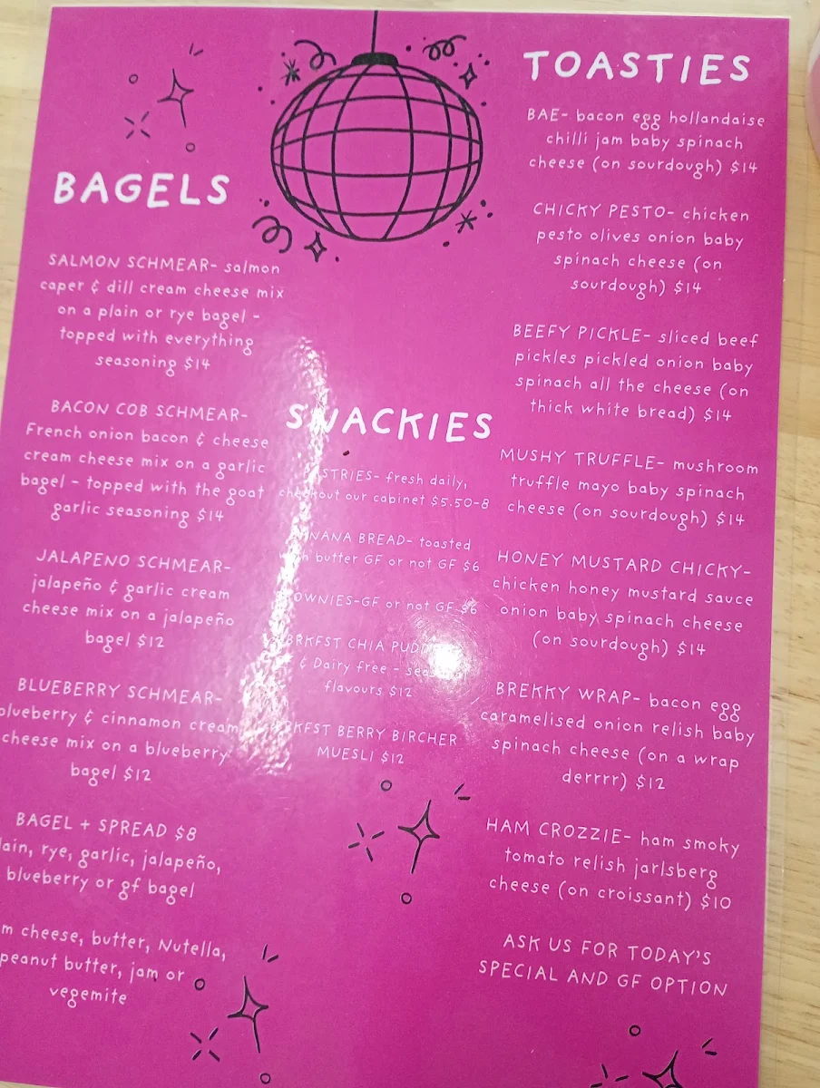 Menu, Heck Yes Coffee 4012