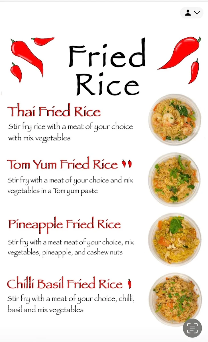 Menu, @Thai Spice