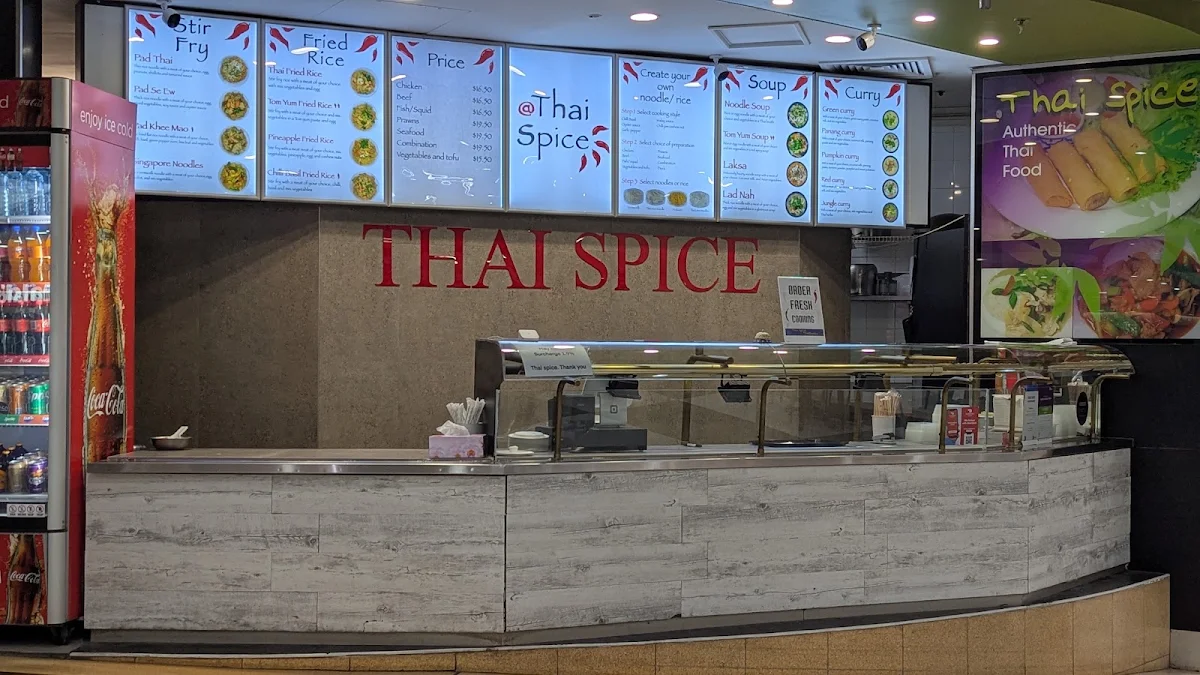 Menu, @Thai Spice