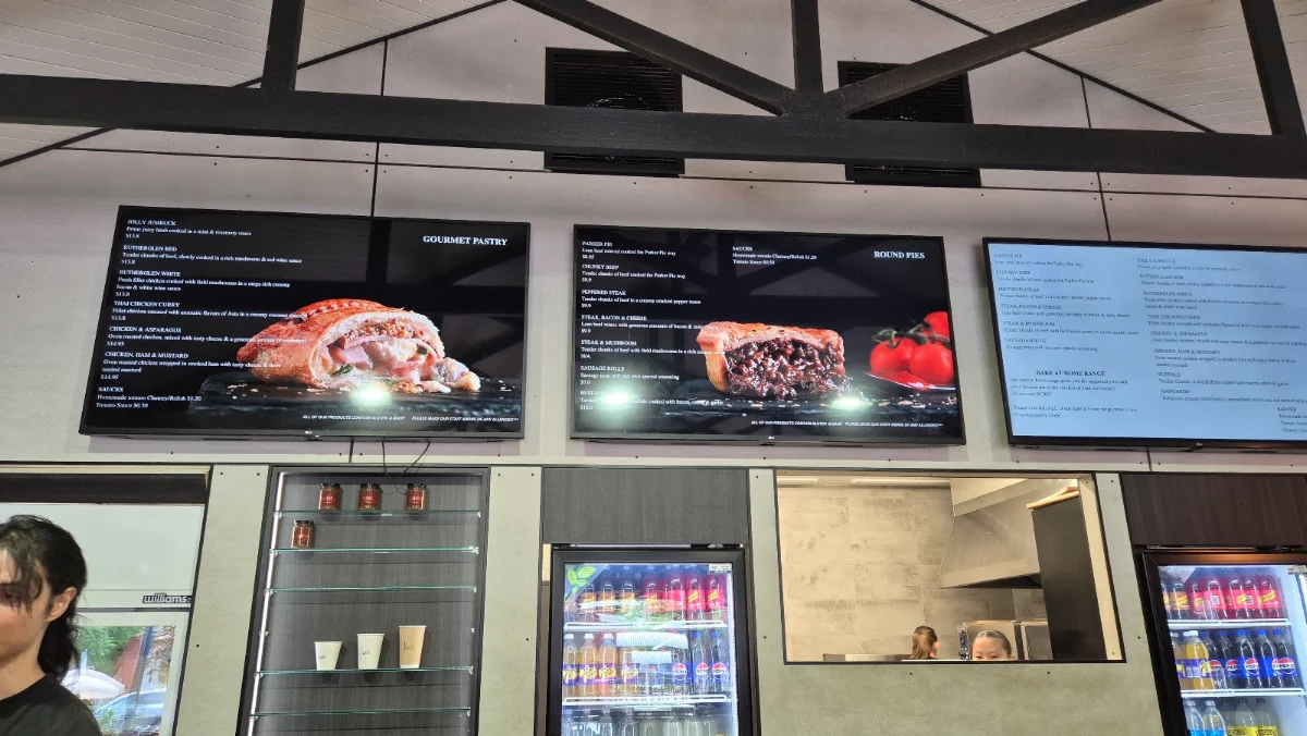 Menu, Parker Pies