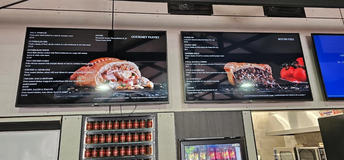 Menu, Parker Pies