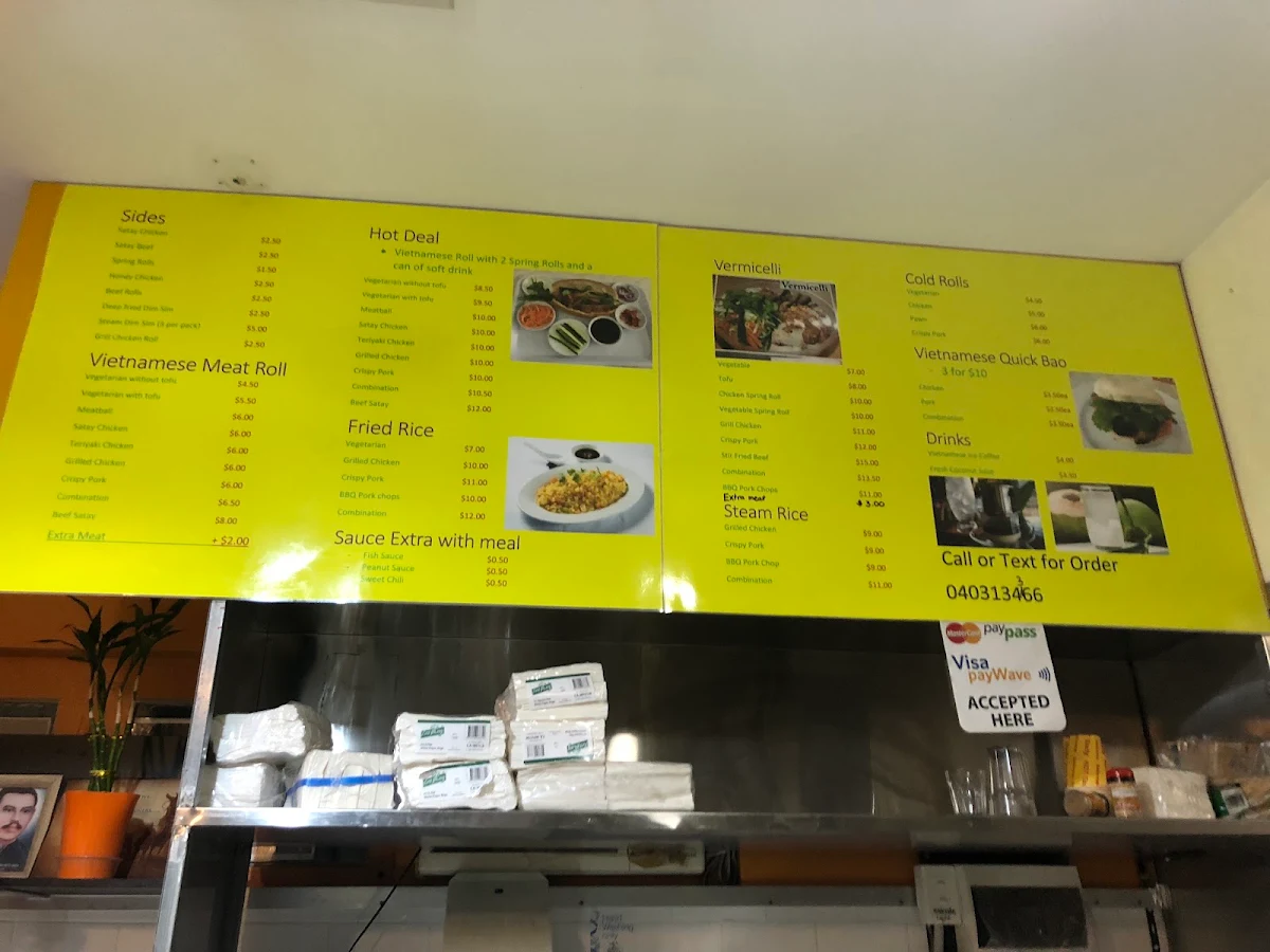 Menu, Vietnam Quickroll