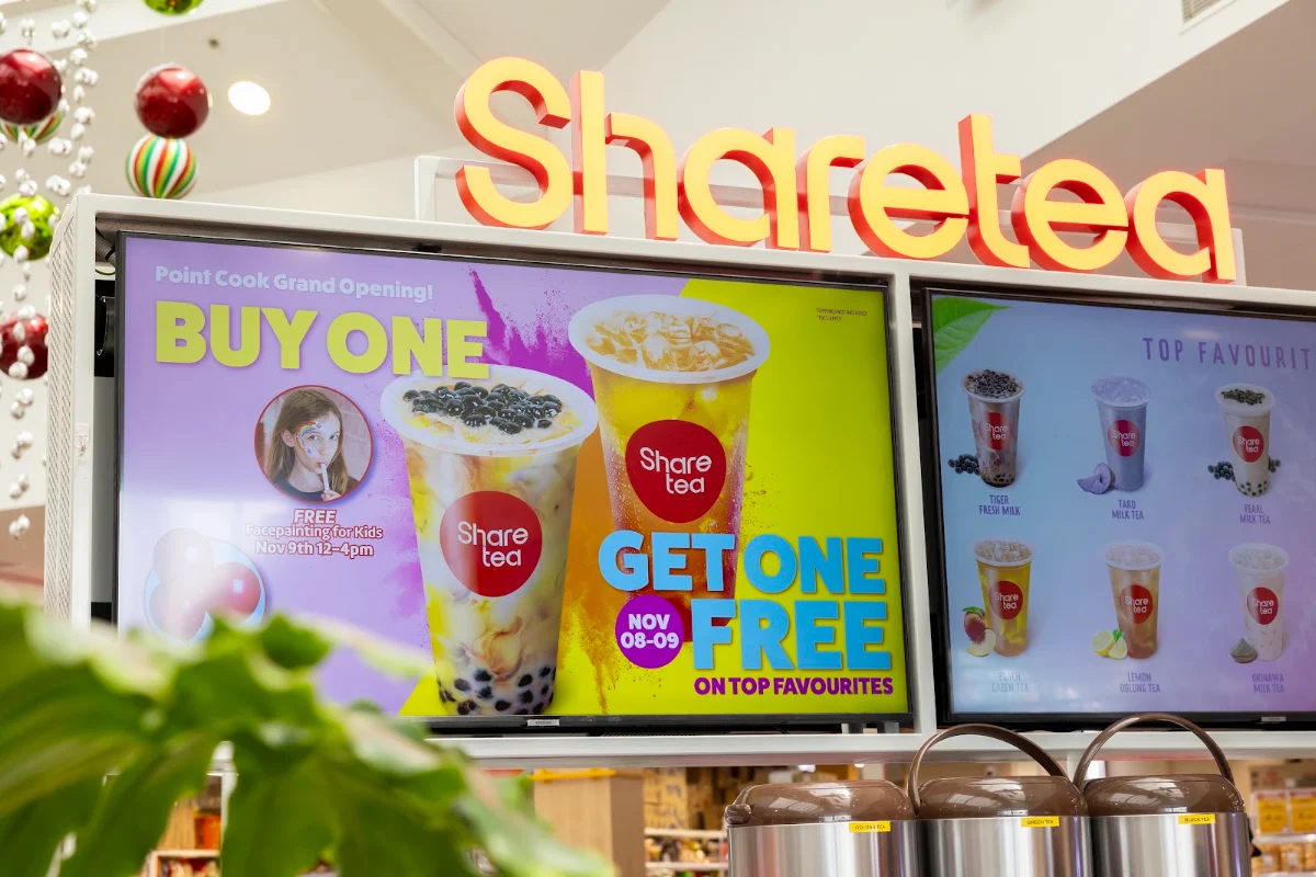 Menu, Sharetea Point Cook