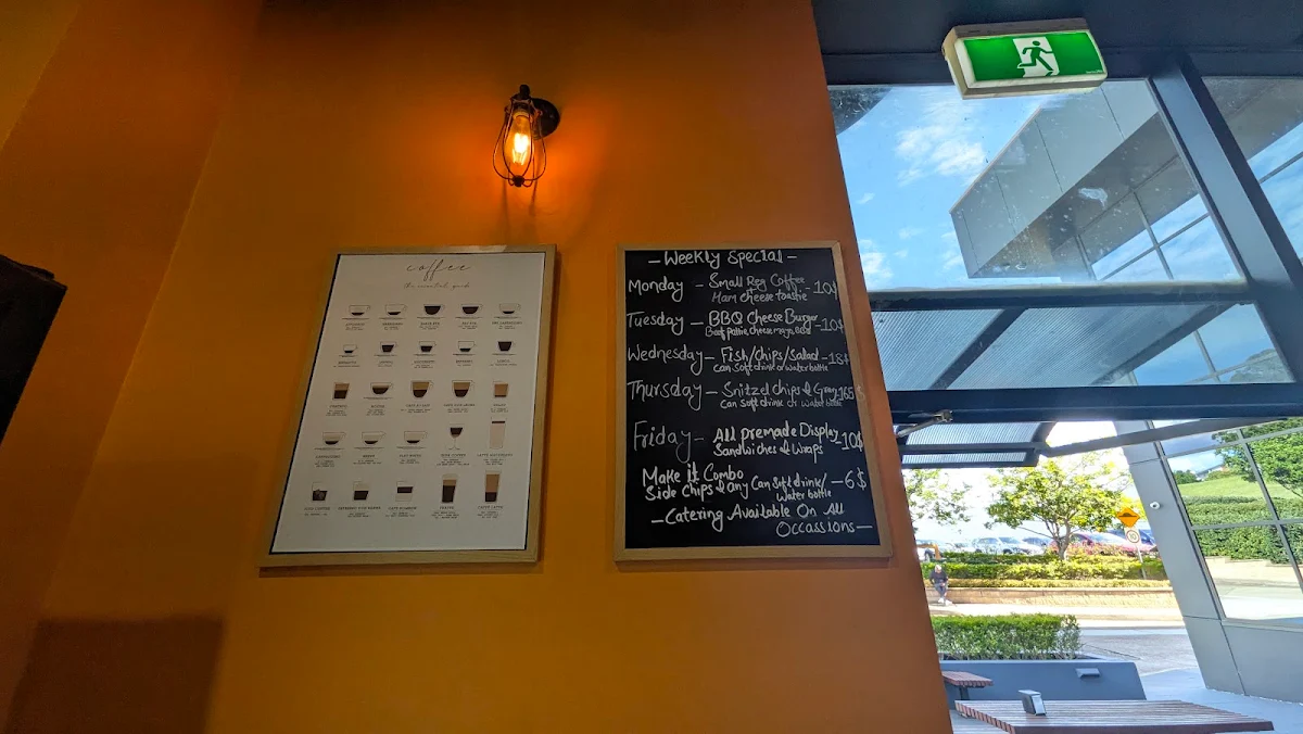 Menu, De First Stop Cafe Chullora