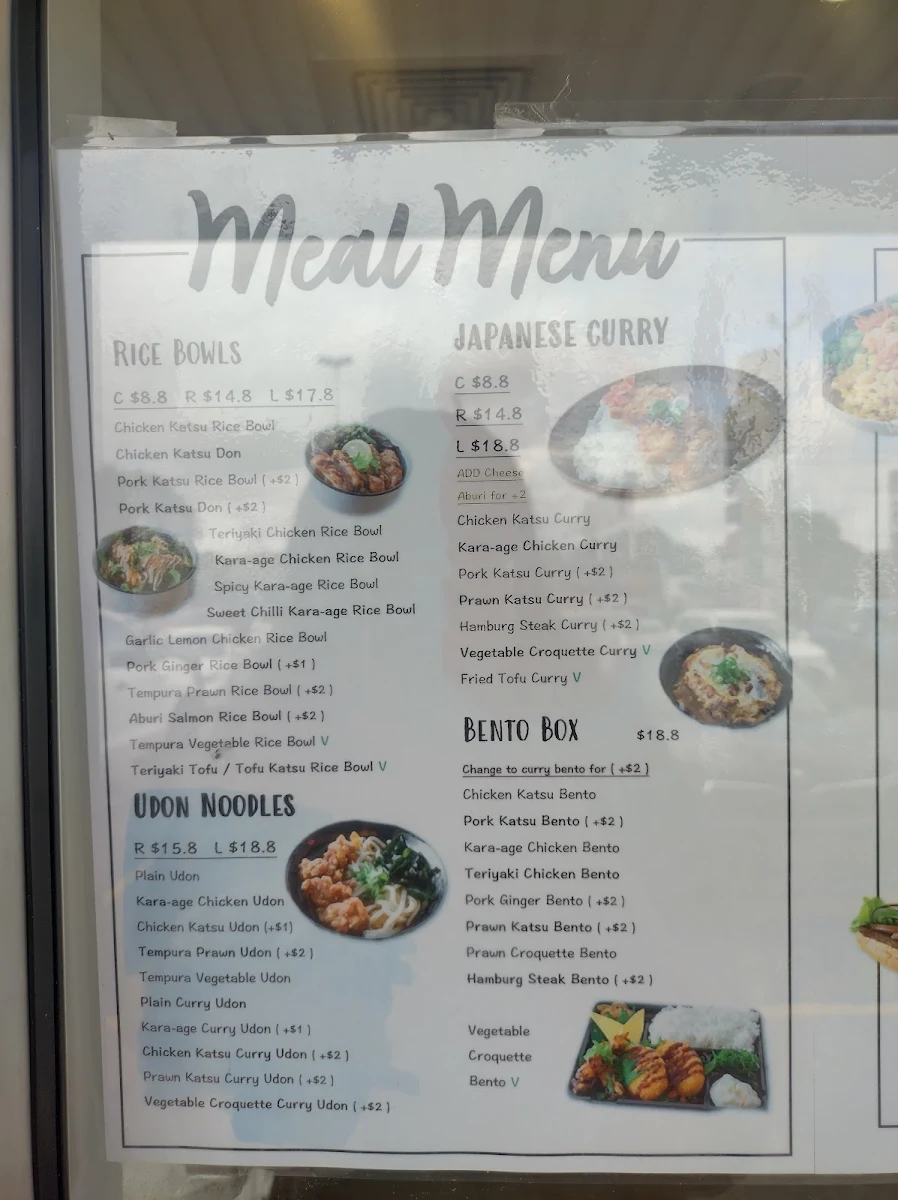 Menu, Wasabi Sushi Japanese Kitchen