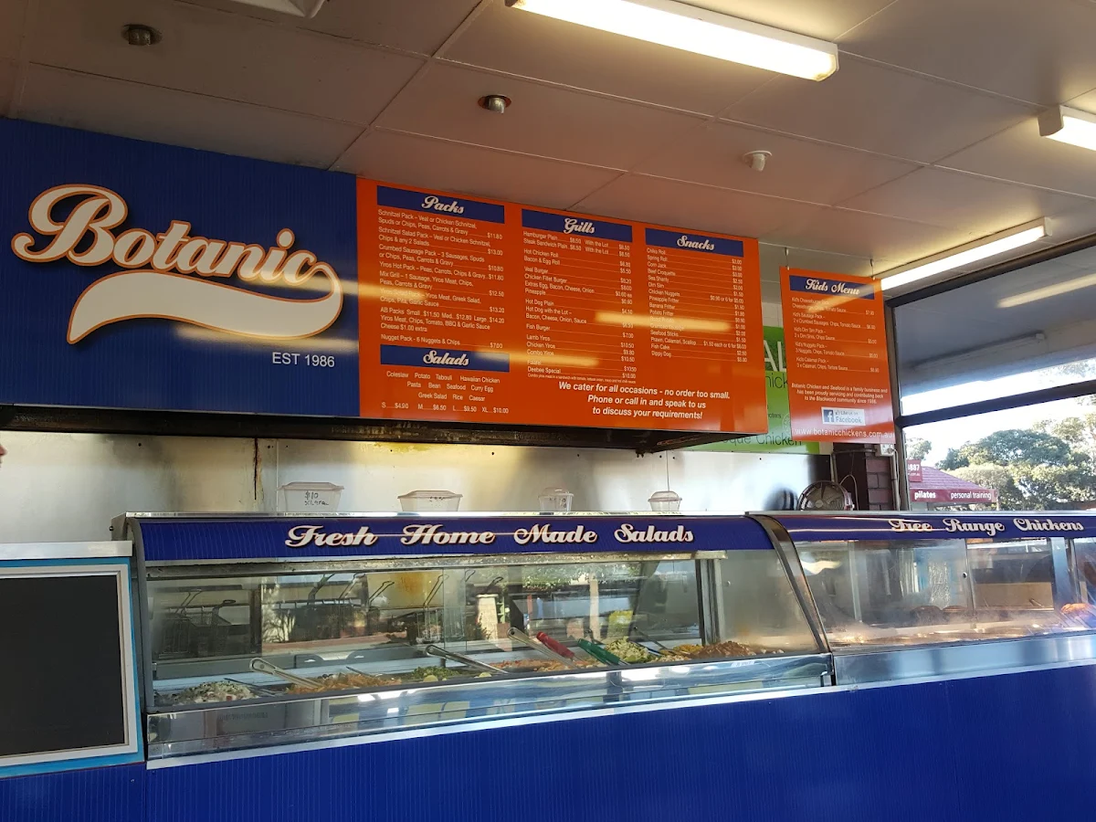 Menu, Botanic Chickens