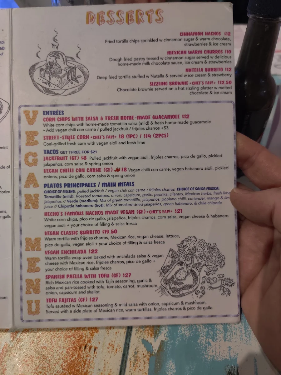 Menu, Hecho En Mexico