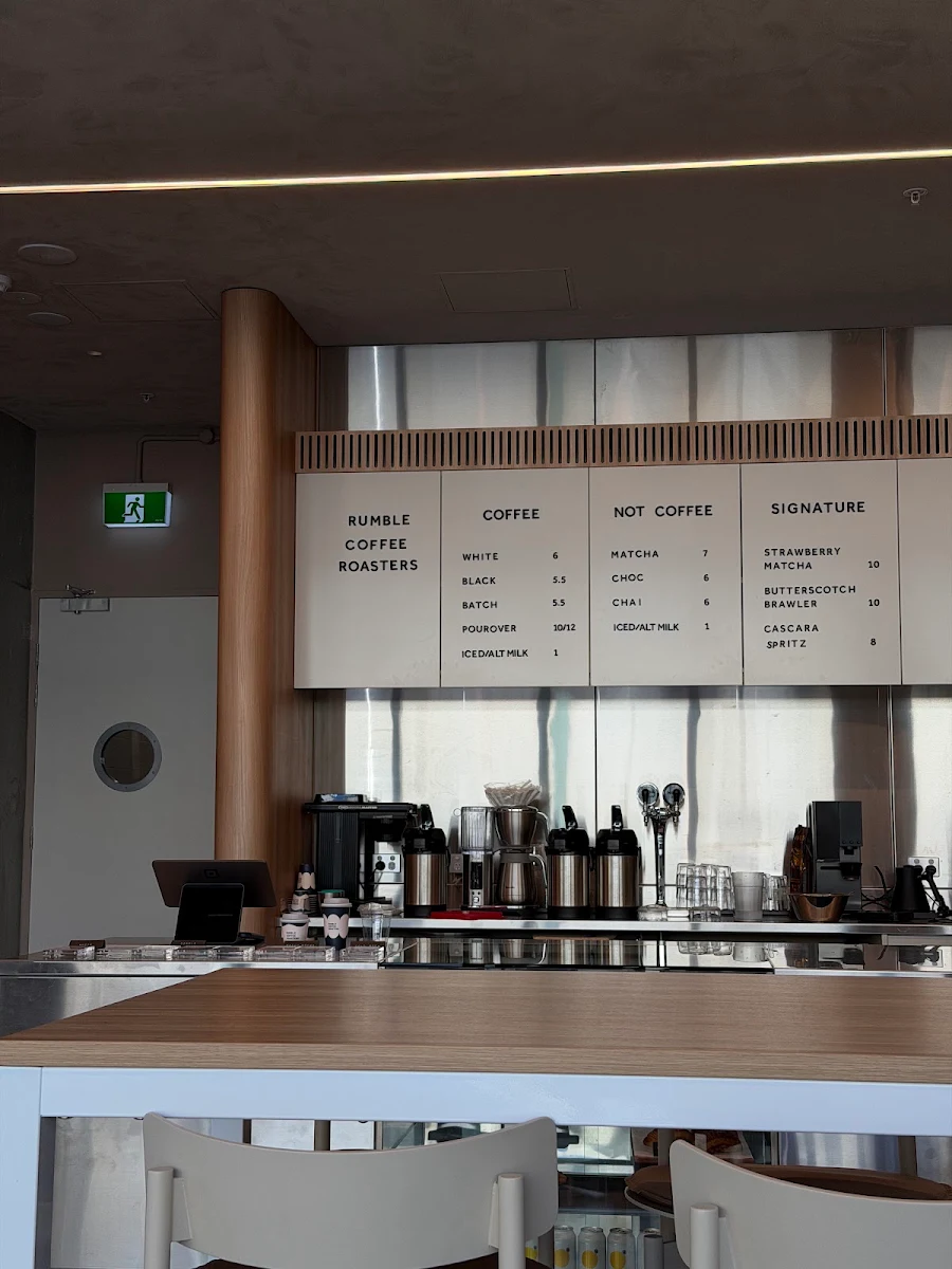 Menu, Rumble Coffee Roasters - Macaulay Road Espresso Bar