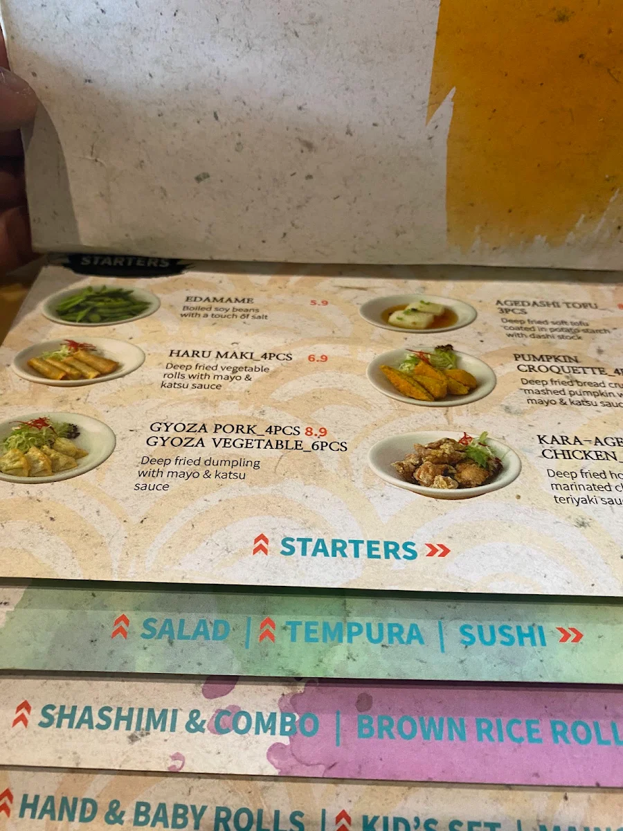 Menu, Yume