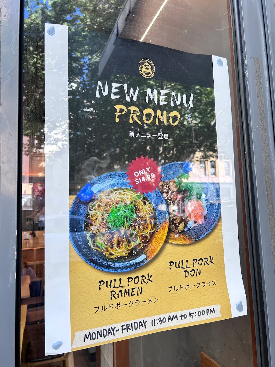 Menu, Snow Monkey Ramen