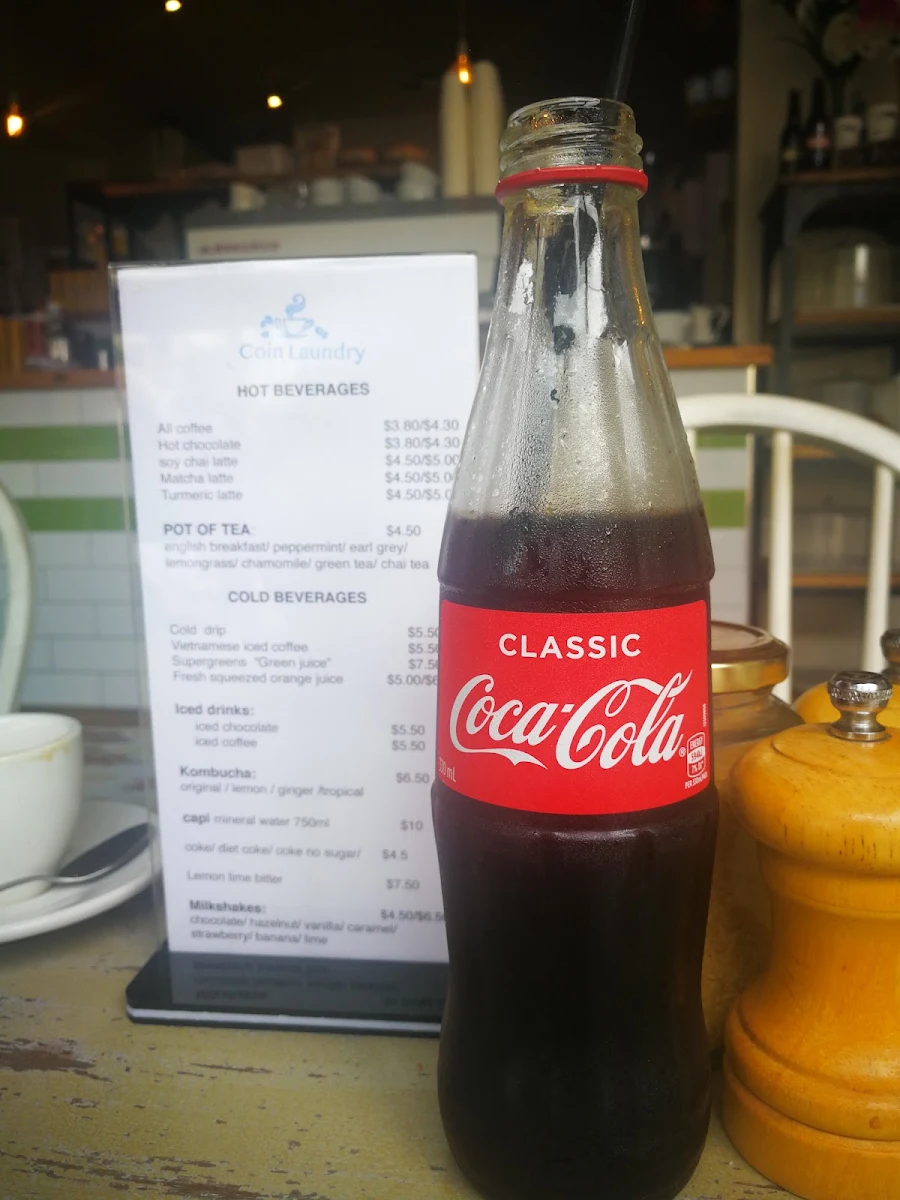 Menu, Coin Laundry Cafe