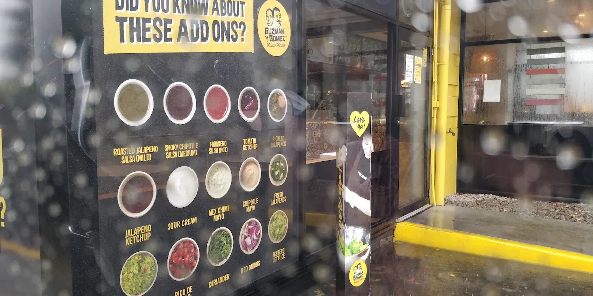 Menu, Guzman y Gomez - Bowen Hills