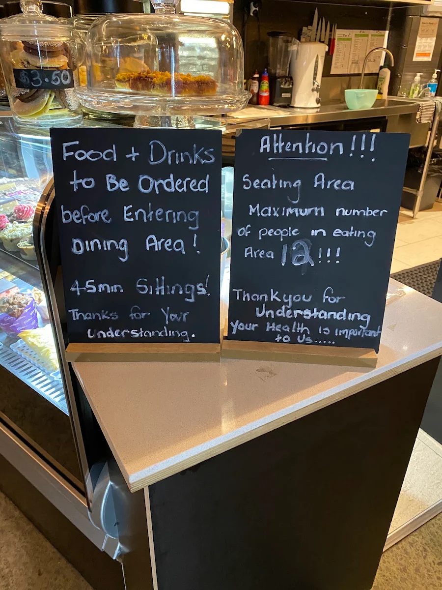 Menu, Circle Coffee House