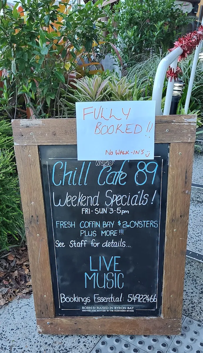 Menu, CHILL BISTRO.