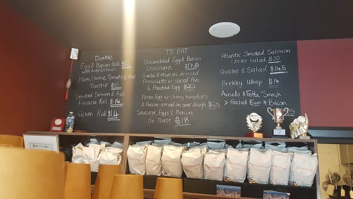 Menu, Chris's Patisserie & Bakehouse