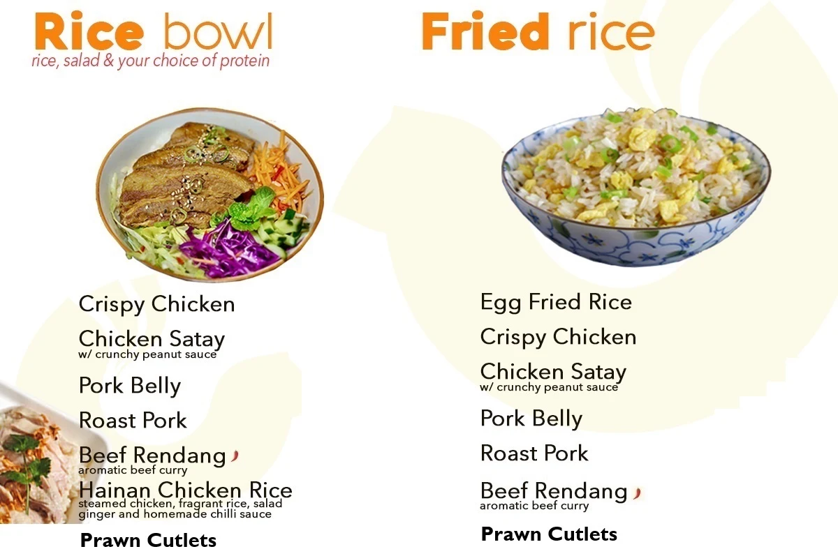 Menu, Cluck Cluck