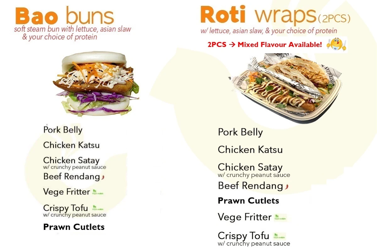 Menu, Cluck Cluck