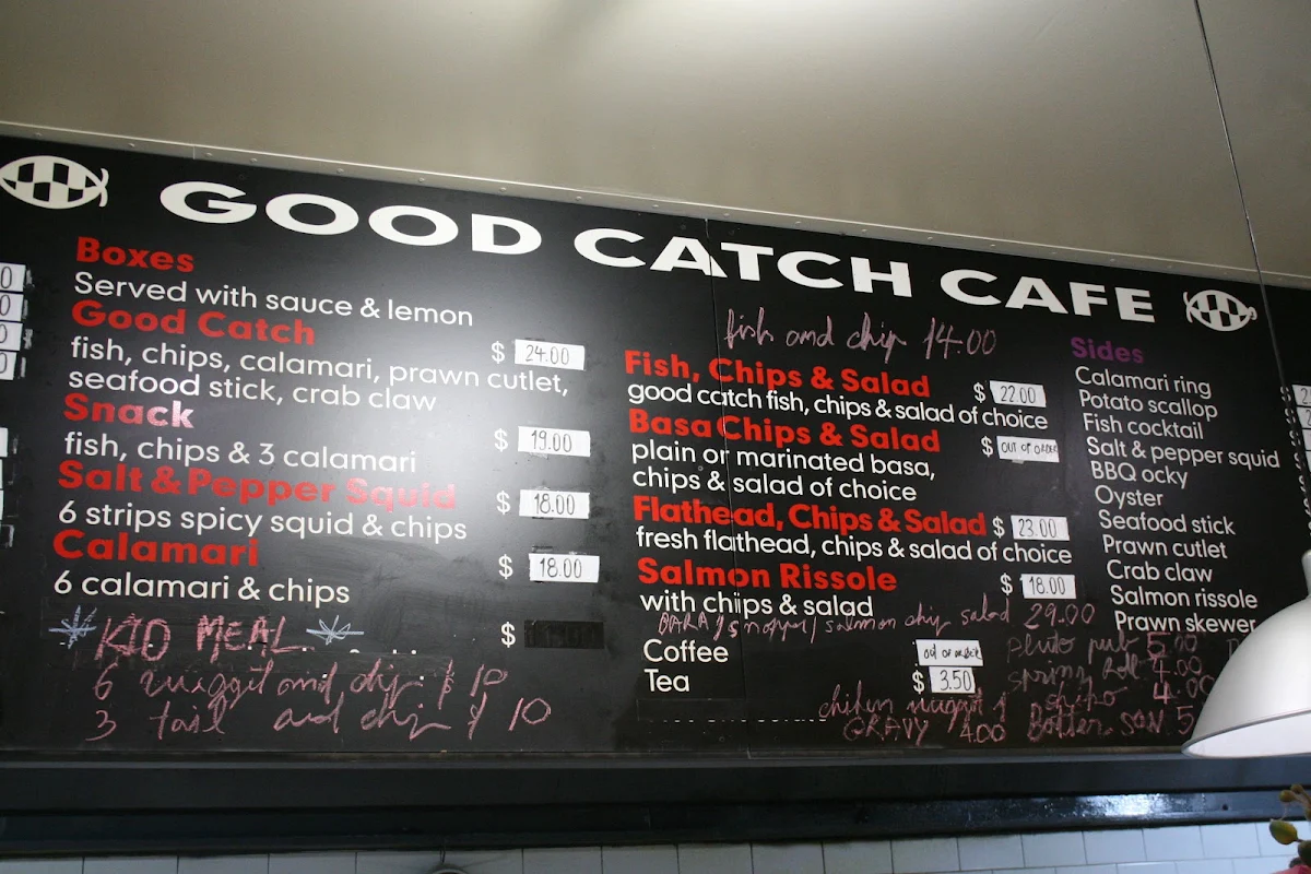 Menu, Good Catch Cafe PTY Ltd.