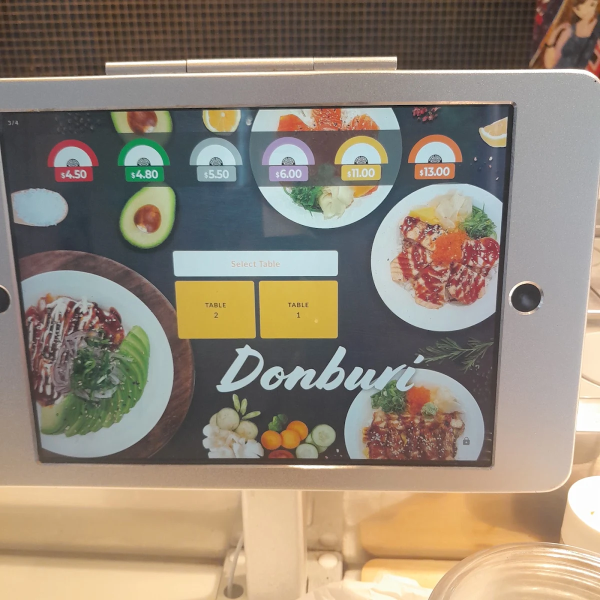 Menu, Hero Sushi