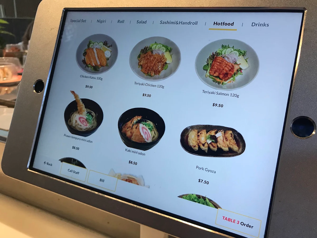 Menu, Hero Sushi