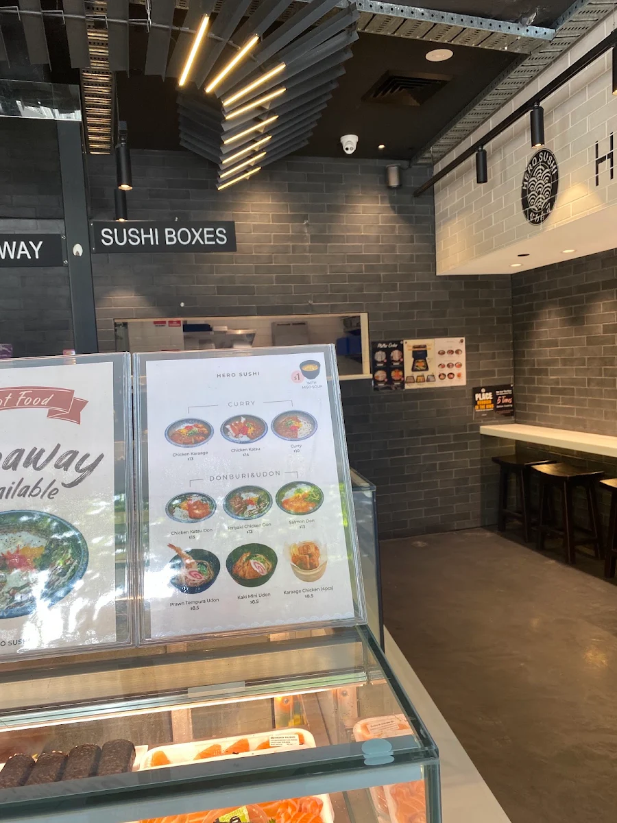 Menu, Hero Sushi