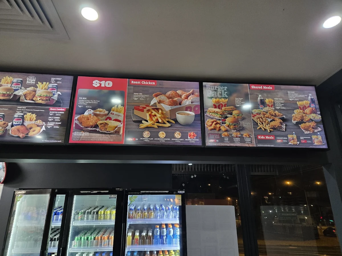 Menu, Red Rooster Rivervale