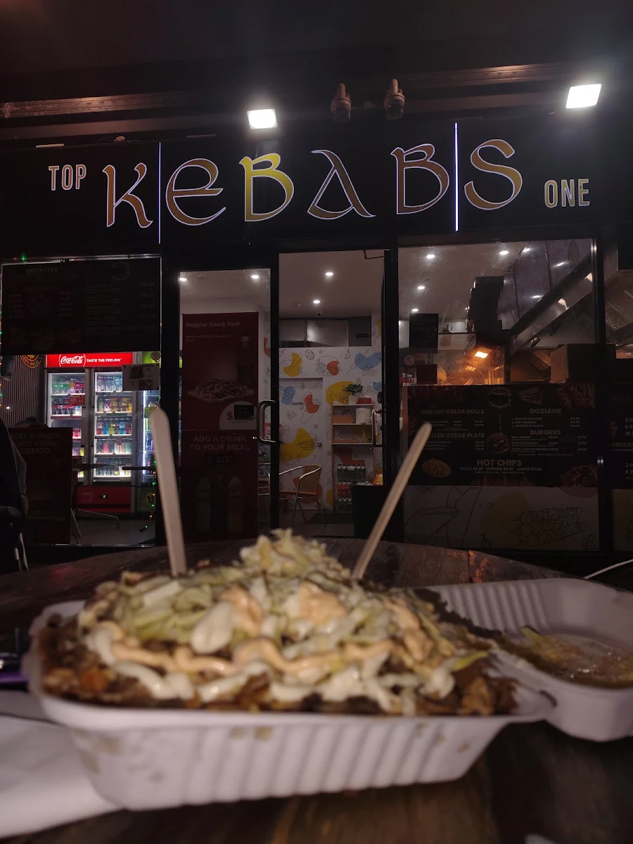 Menu, Top Kebabs One