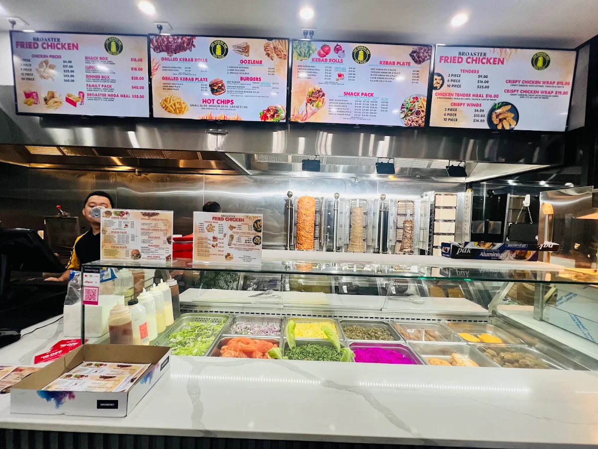 Menu, Top Kebabs One
