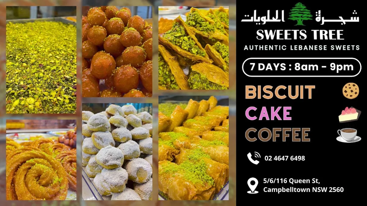 Menu, Sweets Tree