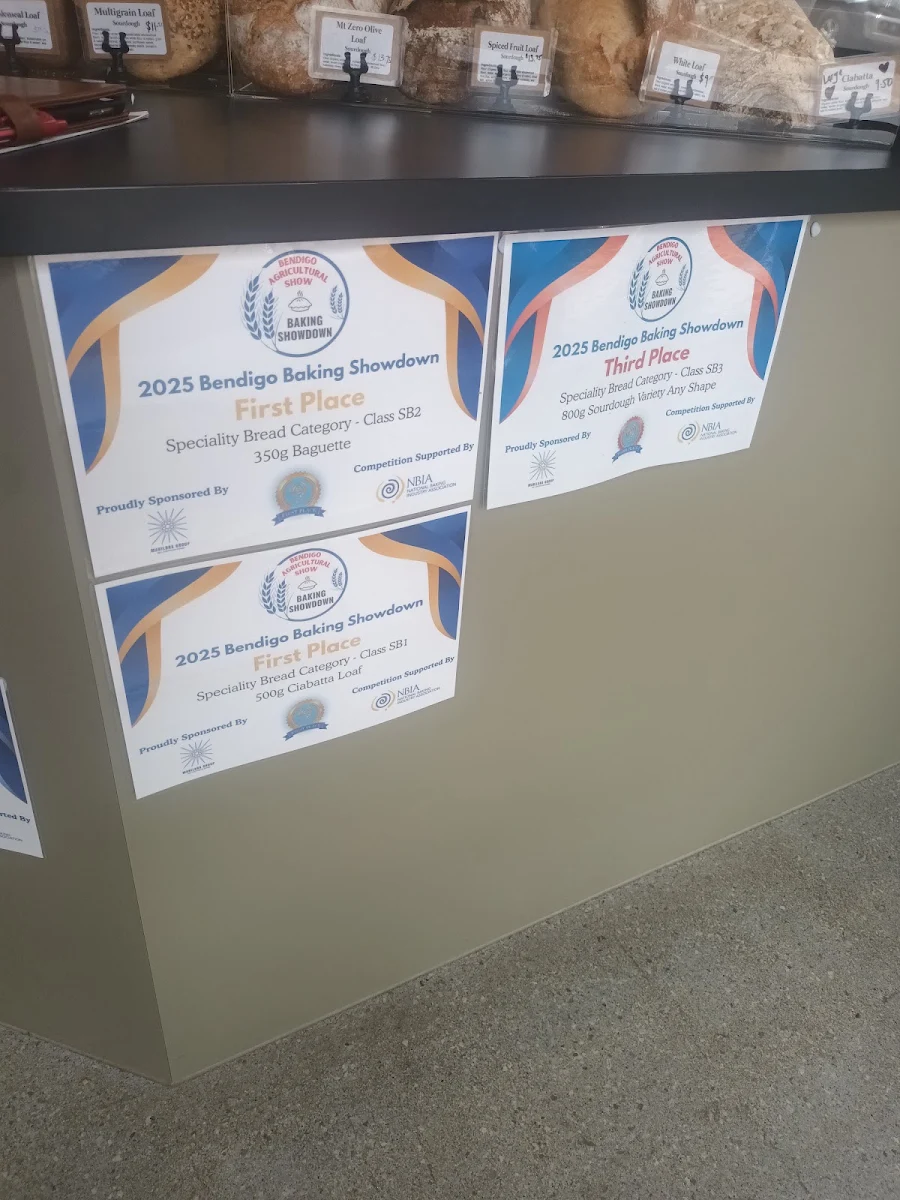 Menu, Ottimo Bakery Pty Ltd