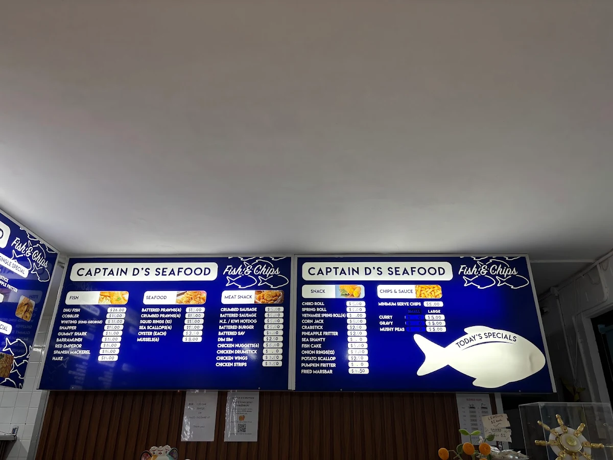 Menu, Captain D's