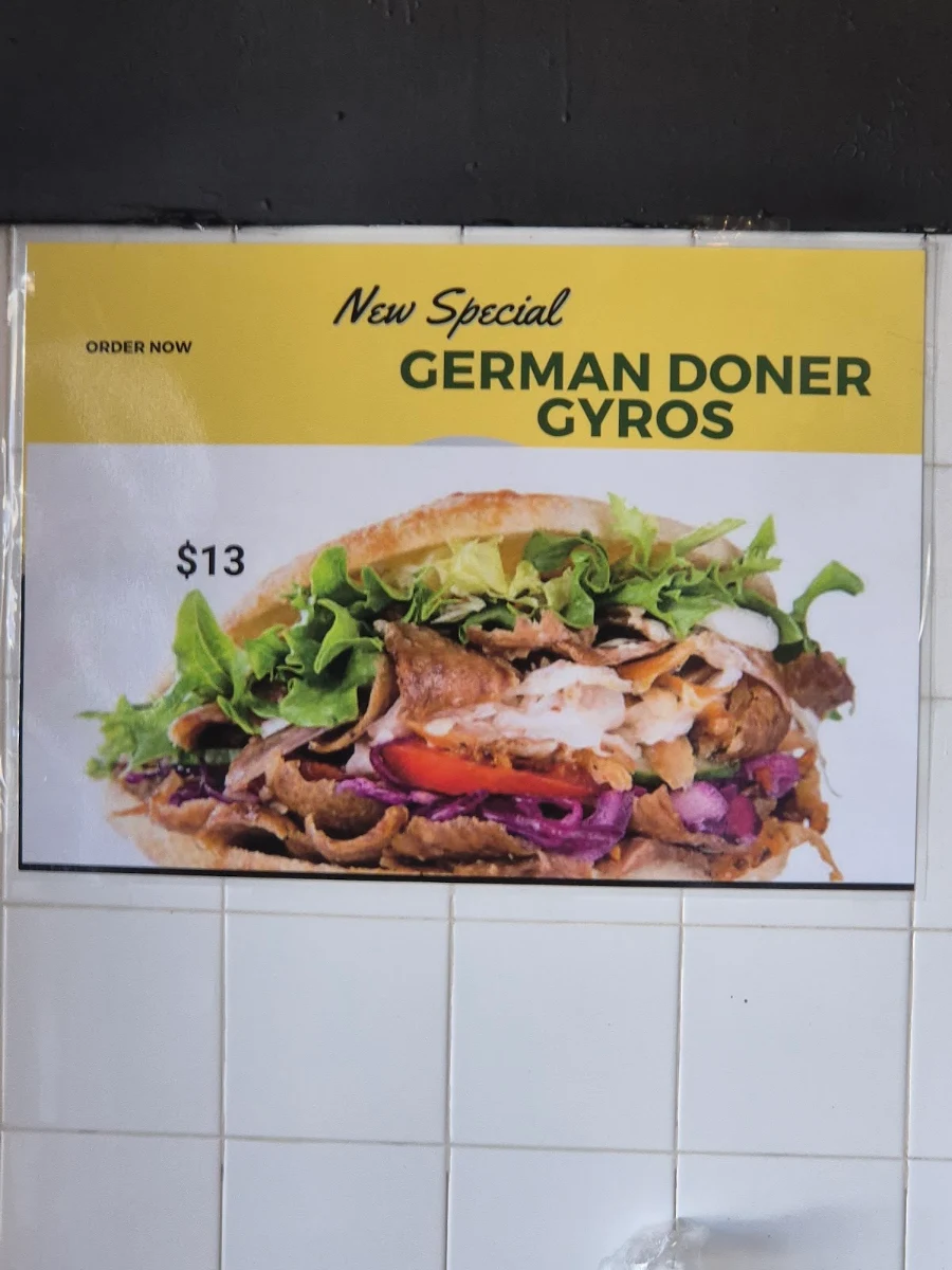 Menu, Smokey Joe's Kebab Restaurant