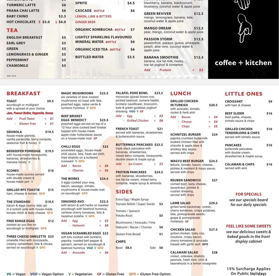 Menu, Rock Paper Scissors