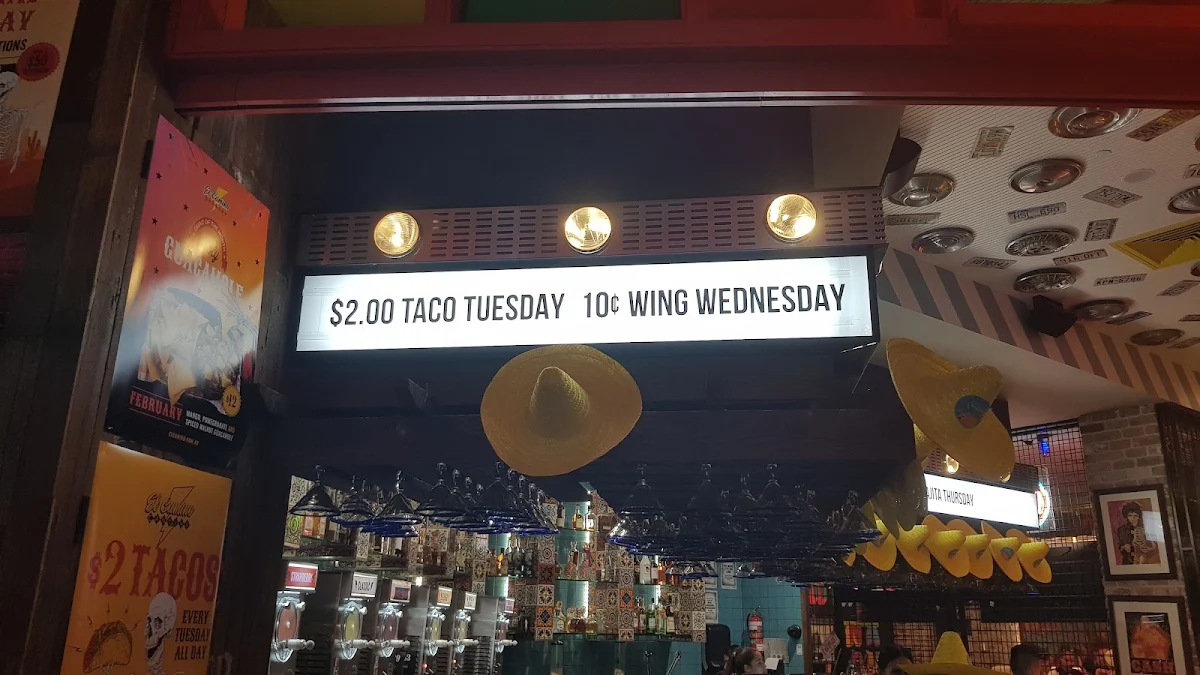 Menu, El Camino Cantina Chermside