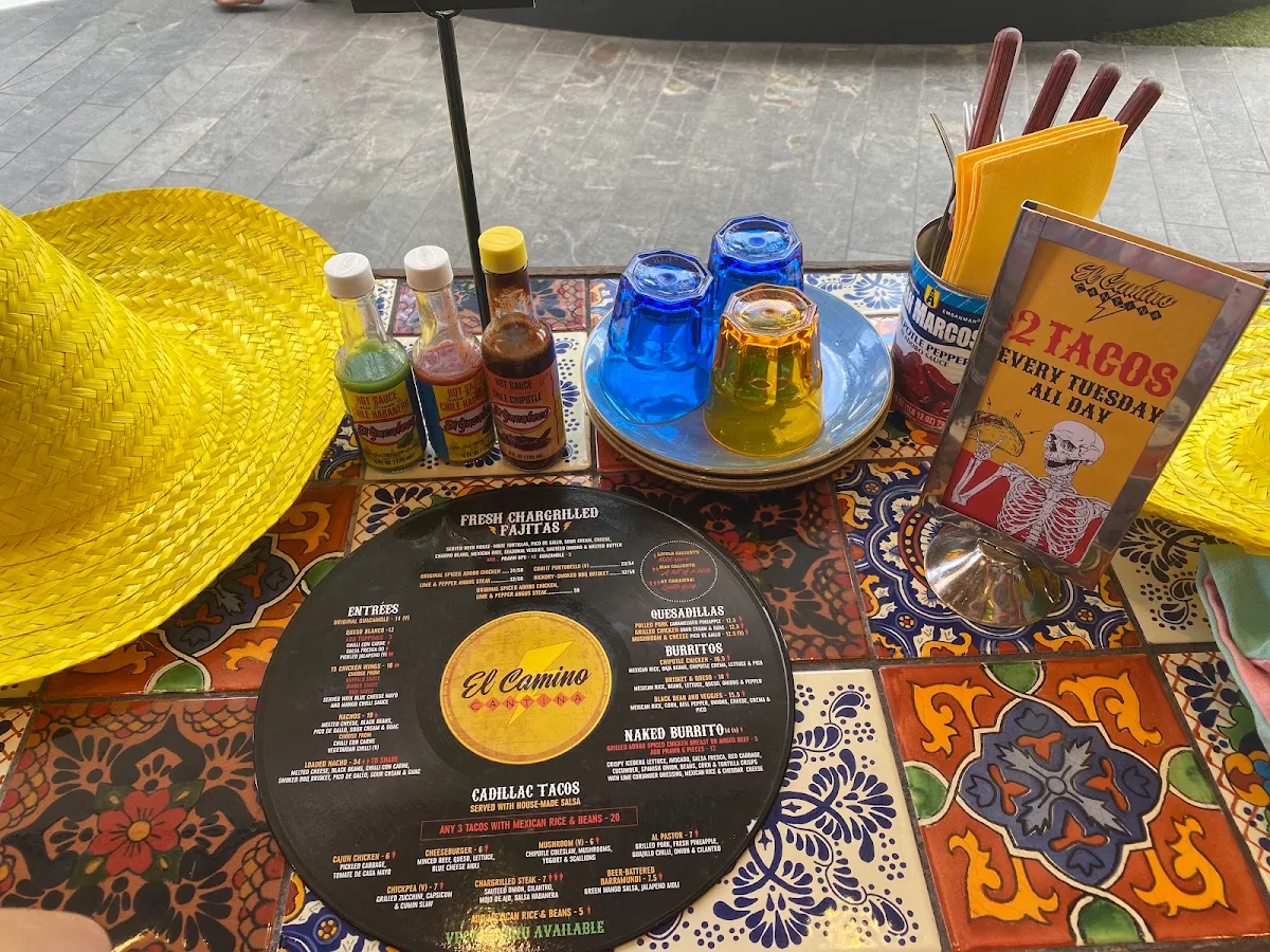Menu, El Camino Cantina Chermside
