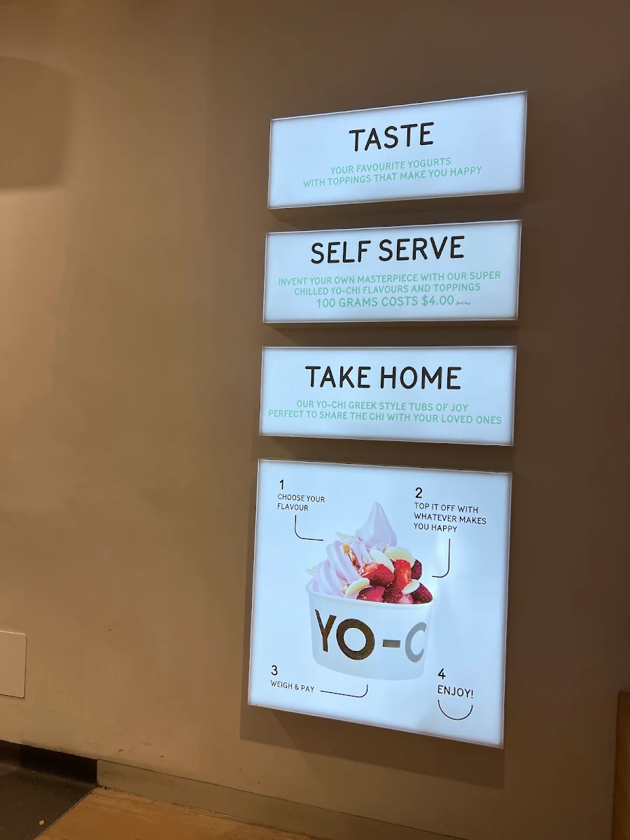 Menu, Yo-Chi