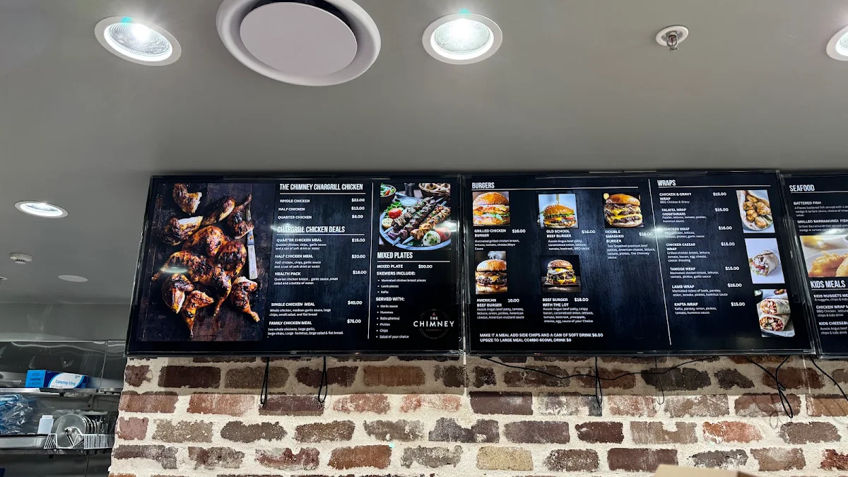 Menu, The Chimney