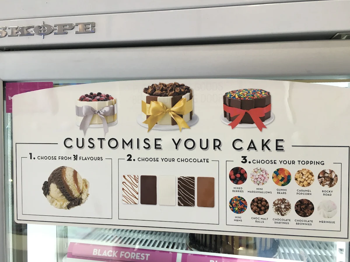 Menu, Baskin Robbins Beenleigh