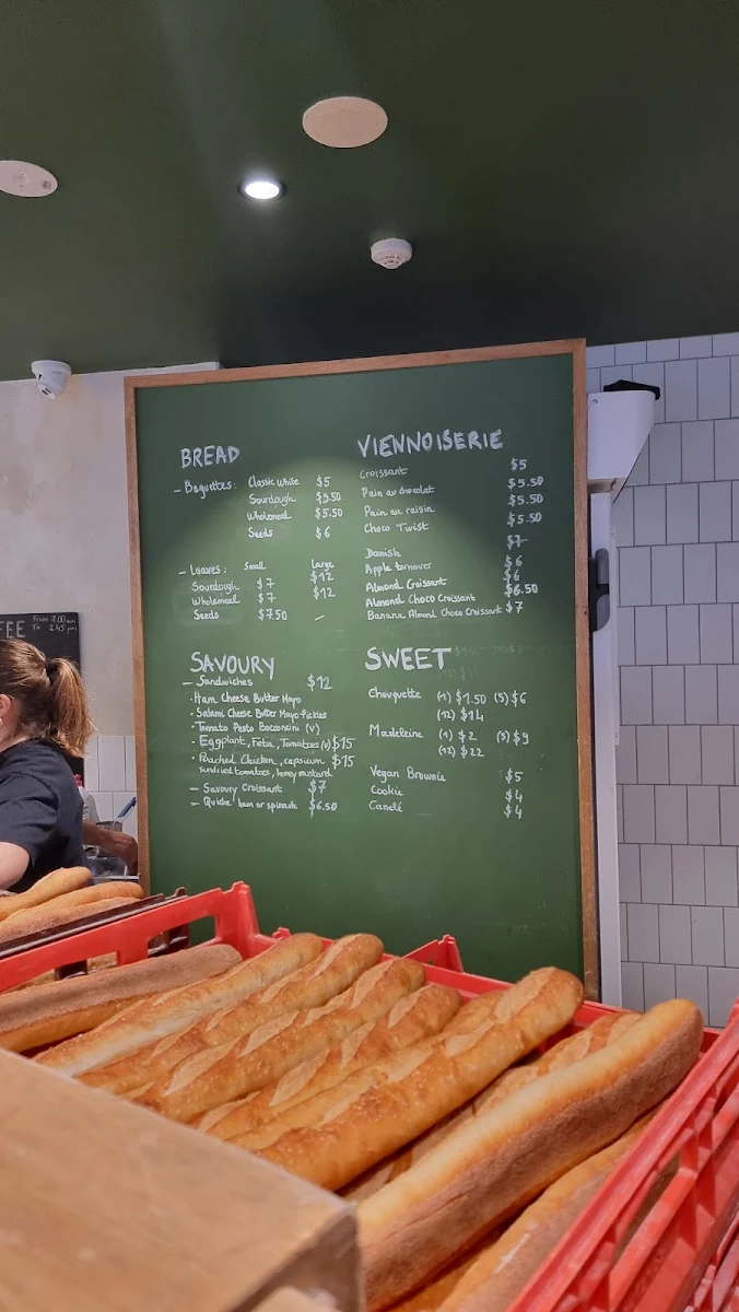 Menu, Lavie & Belle Bakery Surry Hills