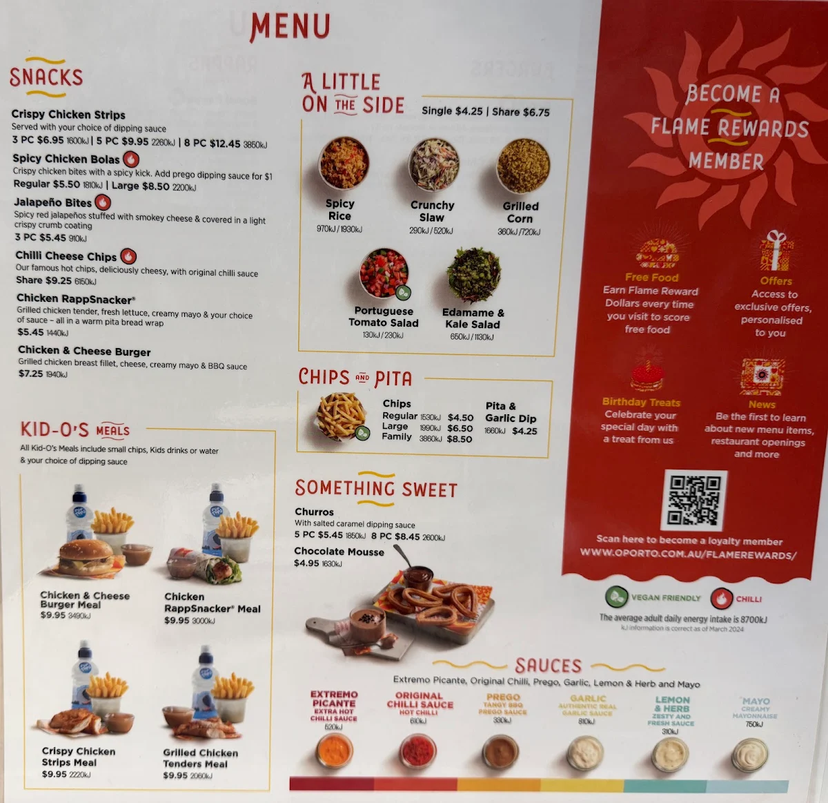 Menu, Oporto The Barracks