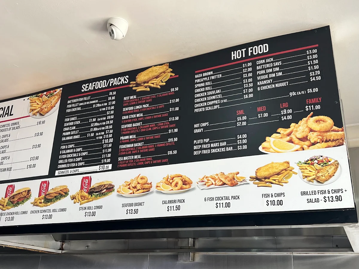 Menu, Simos Take Away