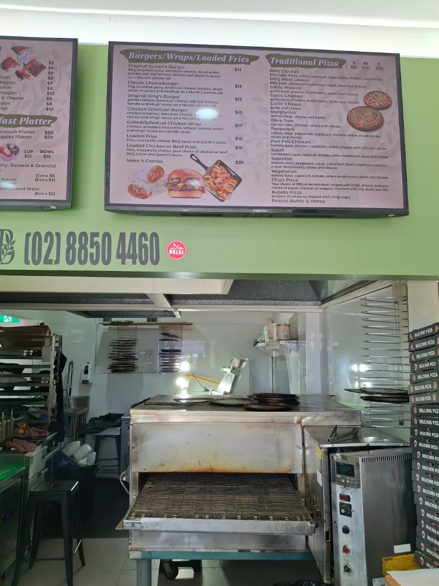 Menu, Olive tree bakery